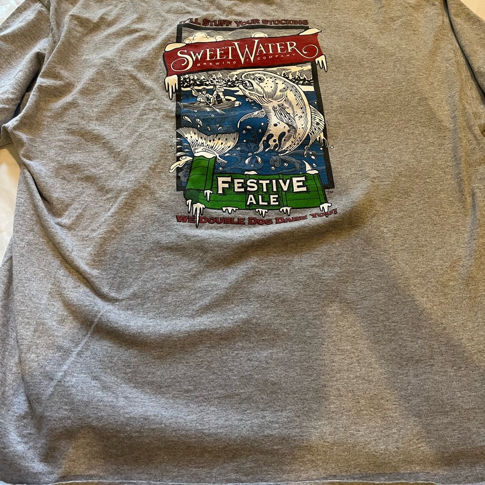 SweetWater Brewing Company Gray T-Shirt XXL